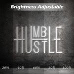 Hustle LED Neon Wall Sign for Man Cave