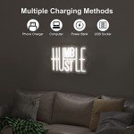 Hustle LED Neon Wall Sign for Man Cave