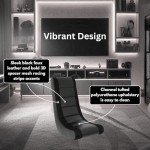 Racing Stripe Video Rocker Gaming Chair for Teens