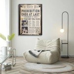 Vintage Prohibition Era Man Cave Sign - 16x24