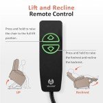 Navy Blue Power Lift Recliner Chair for Elderly