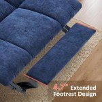Navy Blue Power Lift Recliner Chair for Elderly