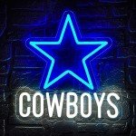 Football Team Neon Sign for Man Cave Decor