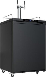 EdgeStar KC3000TWIN Dual Tap Kegerator - Black