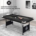 Fat Cat Trueshot 6 Ft. Pool Table with Folding Legs