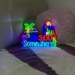 Custom Neon Sign: 5 O'Clock Somewhere Decor