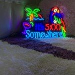 Custom Neon Sign: 5 O'Clock Somewhere Decor