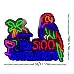 Custom Neon Sign: 5 O'Clock Somewhere Decor