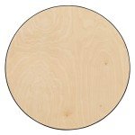 Adjustable Wood Bar Height Cocktail Table - Natural