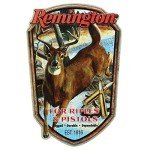 Remington Rifles Embossed Metal Sign for Man Cave