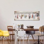 Vintage Coastal Fishing Buoys Canvas Wall Art