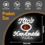 Dimmable Neon Vodka Sign for Man Cave Decor