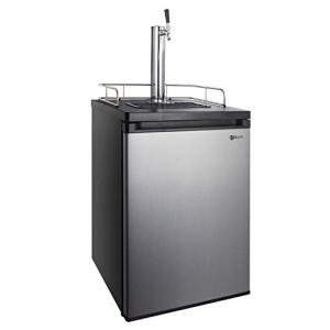 Full Size Kegerator with Single Faucet, Stainless Steel