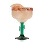 Cactus Margarita Glasses Set of 4 - 16 Ounce