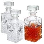 31oz Glass Whiskey Decanter Set with 3 Accessories