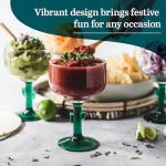 Cactus Margarita Glasses Set of 4 - 16 Ounce