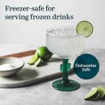 Cactus Margarita Glasses Set of 4 - 16 Ounce