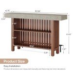 Tribesigns 63-Inch Modern Home Bar Unit