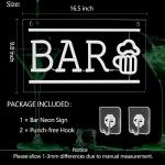 LED Neon Beer Sign for Man Cave Decor