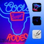 Dimmable Cowboy Neon Beer Sign for Man Cave