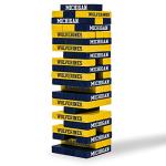 Michigan Wolverines Table Top Stackers Game Set