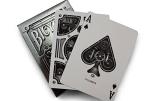 Silver Steampunk Bicycle Poker Playing Cards