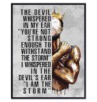 Black Art Wall Decor - Motivational Quotes Print