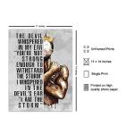 Black Art Wall Decor - Motivational Quotes Print