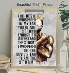 Black Art Wall Decor - Motivational Quotes Print