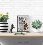 Black Art Wall Decor - Motivational Quotes Print