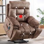 CANMOV Power Lift Recliner Chair with Massage & Heat