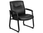 Big & Tall Executive Leather Reception Chair