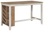 Farmhouse 36" Counter Height Dining Table with Storage