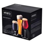 Krosno Beer Glass Set for Craft Enthusiasts