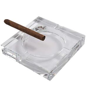 Crystal Cigar Ashtray with 4 Slots