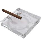 Crystal Cigar Ashtray with 4 Slots