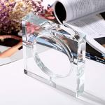 Crystal Cigar Ashtray with 4 Slots