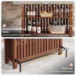 Tribesigns 63-Inch Modern Home Bar Unit