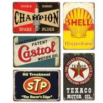 Retro Garage Metal Signs for Man Cave Decor