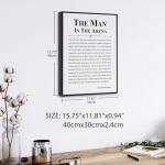 Man in the Arena Canvas Print - Motivational Art