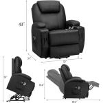 Flamaker Power Lift Recliner Chair with Massage