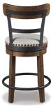 Valebeck Light Brown Swivel Barstool by Ashley