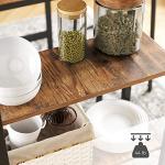 Industrial Bar Table with Sturdy Metal Frame