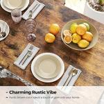 Industrial Bar Table with Sturdy Metal Frame