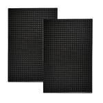 Panykoo Non-Slip Rubber Bar Mats - 2 Pack
