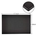 Panykoo Non-Slip Rubber Bar Mats - 2 Pack