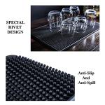 Panykoo Non-Slip Rubber Bar Mats - 2 Pack