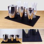 Panykoo Non-Slip Rubber Bar Mats - 2 Pack