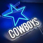 Football Team Neon Sign for Man Cave Decor