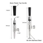 MRbrew Stout Beer Coffee Faucet – Stainless Steel Tap